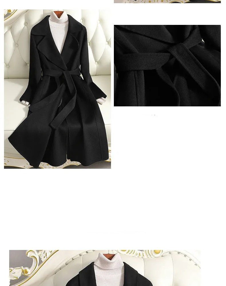 Little Man Woolen Winter Coat Women Winter - Image 4