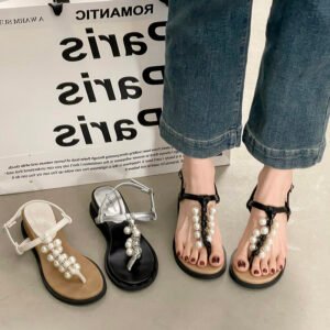 Thick Sole Height Increasing Wedge Thong Super High Heel Sandals Women 2026 New Summer For Dresses Comfortable Thong Roman Shoes