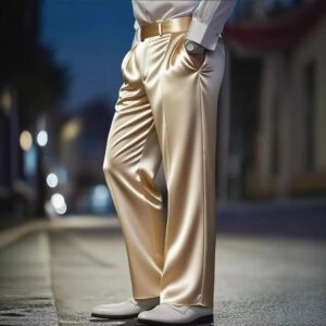 High-waisted Slimming Versatile Straight-leg Pants