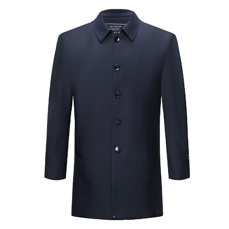 Business-casual Mens Buttoned All-match Jacket - Image 5