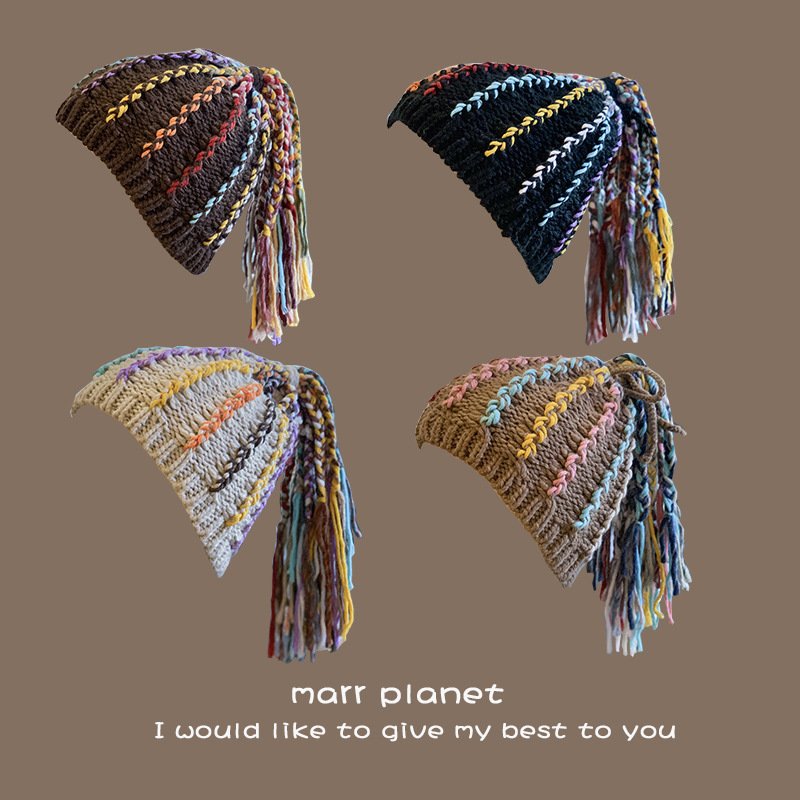That Winter Dreadlocks Wig Hat Woman Autumn Winter - Image 5