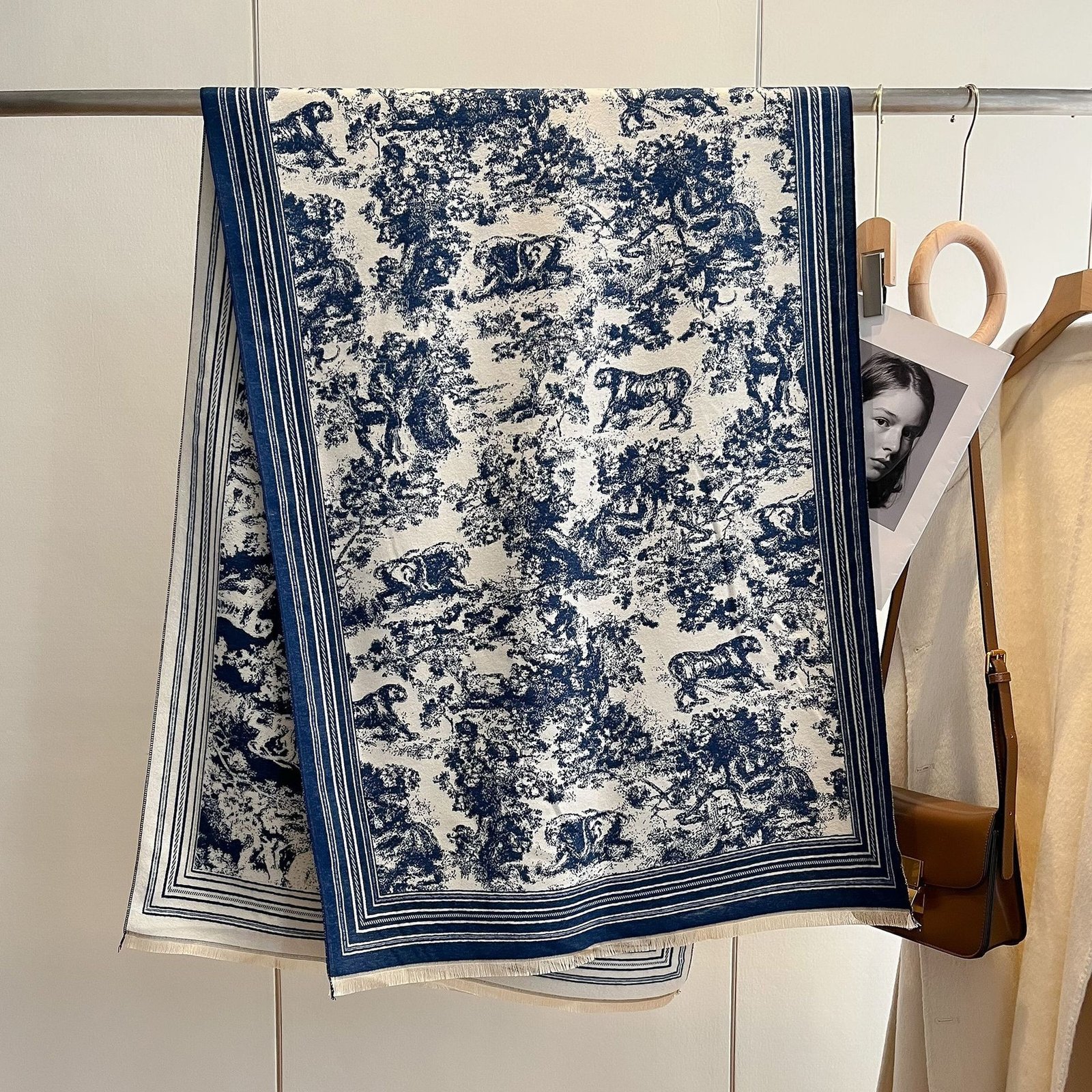 Best-selling Camellia Faux Cashmere Scarf