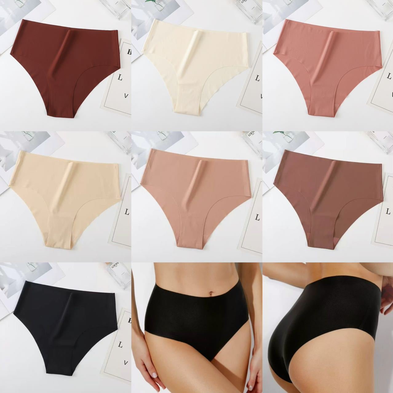 Seamless Triangular Sexy High-waist Butt-lifting Slimming Breathable Panties - Image 2