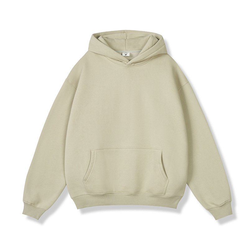 Hooded Sweater Men's Solid Color Loose Thick - Image 8