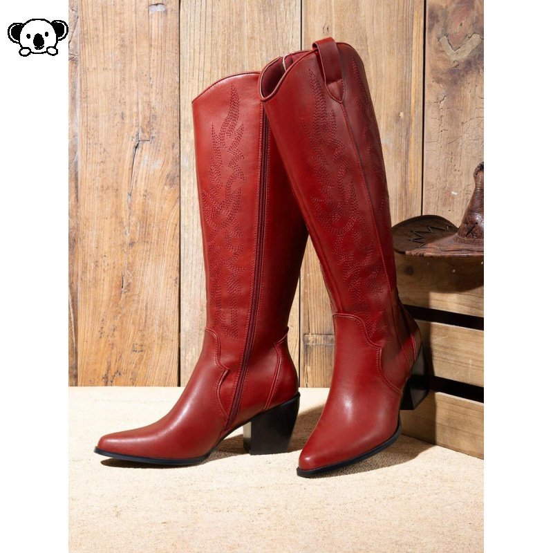 Women's Fashionable Casual Riding Long Boots - Image 5