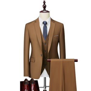 Men's Business Casual Suit Fashionable Leisure Set