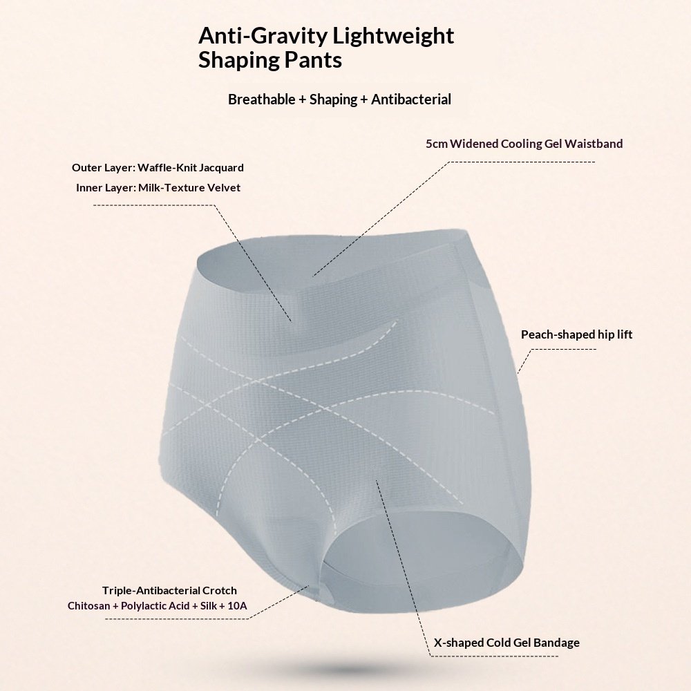 High-waisted Tummy-control Seamless Plus-size Shapewear Shorts - Image 2