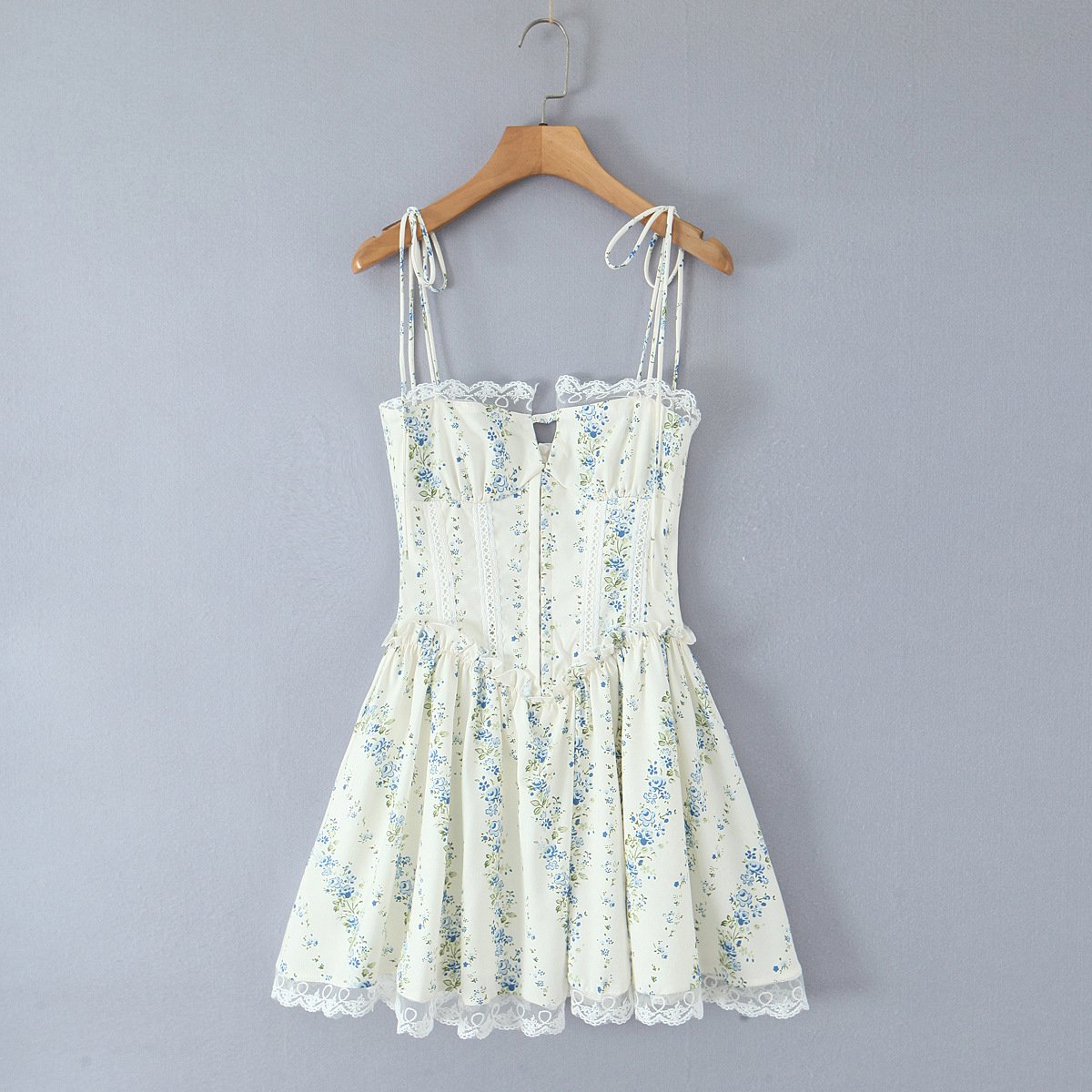 Summer New French Style Pure Strap Dress