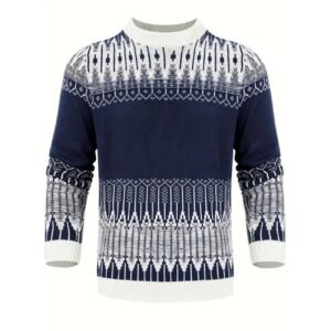 Men's Round Neck Sweater Europe And America
