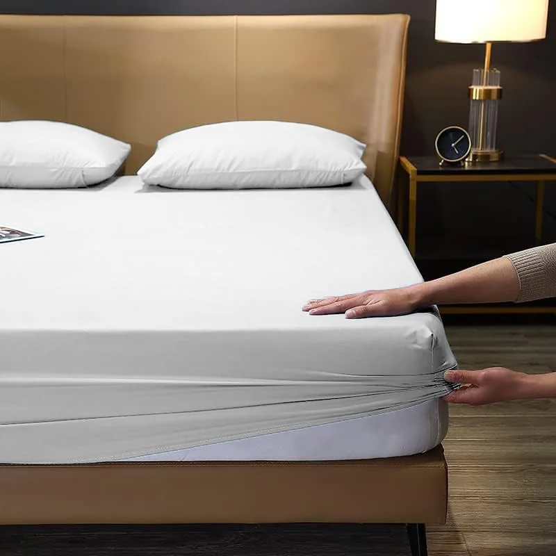 Cotton Feel Fitted Sheet — 30cm Deep