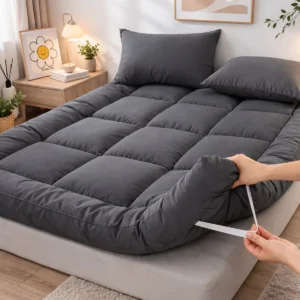 Grey Mattress Topper