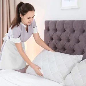 White Non-Waterproof Pillow Protectors